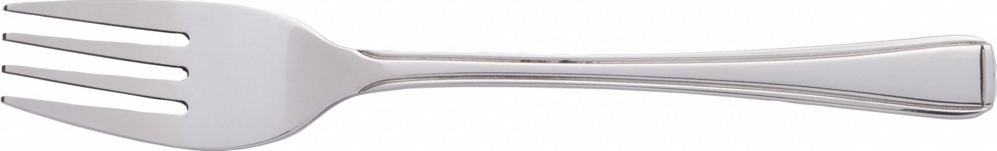 Salad Fork: Claymore, 18/0, Stainless Steel, 7 1/4 in Overall Lg, Silver