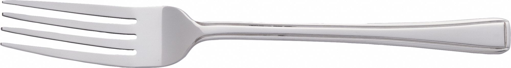 European Dinner Fork: Claymore, 18/0, Stainless Steel, 8 1/2 in Overall Lg, Silver