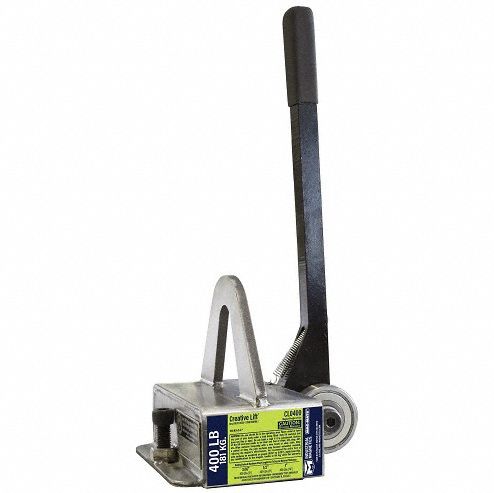 Lifting Magnet 400 lb Flat Cap. 4 in L