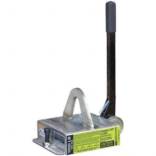 Lifting Magnet 1 000 lb Flat Cap. 7 in L