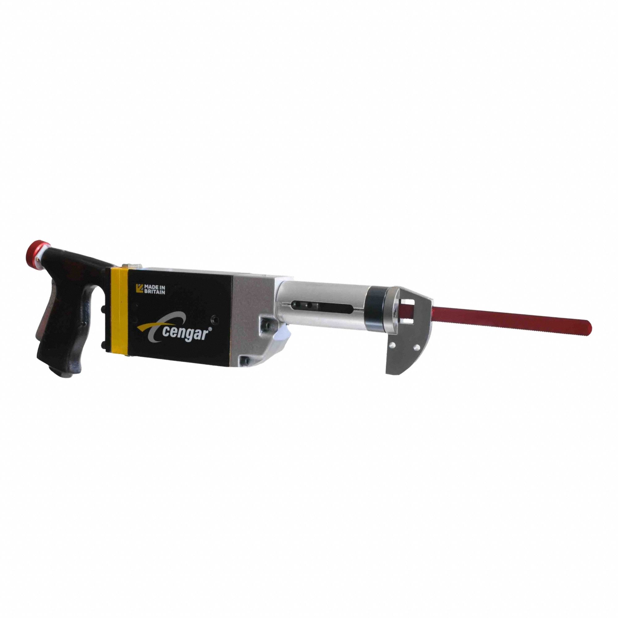 Reciprocating Saw: Pistol-Grip, 1, 200 stroke/min, 1/4 in NPT, 1 3/4 in Stroke Lg