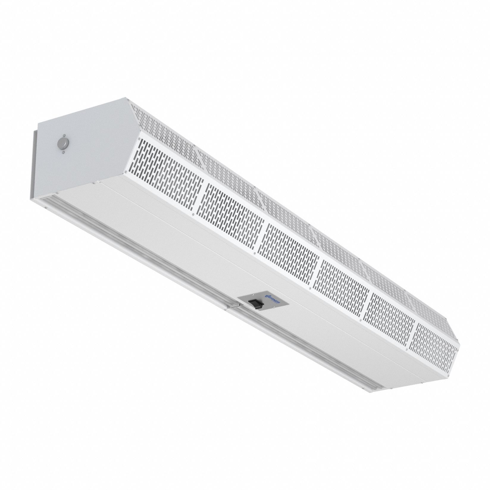 Air Curtain: Low Profile, For 6 ft Opening, 1, 777 cfm, 115V AC, 1 Ph, White, Steel