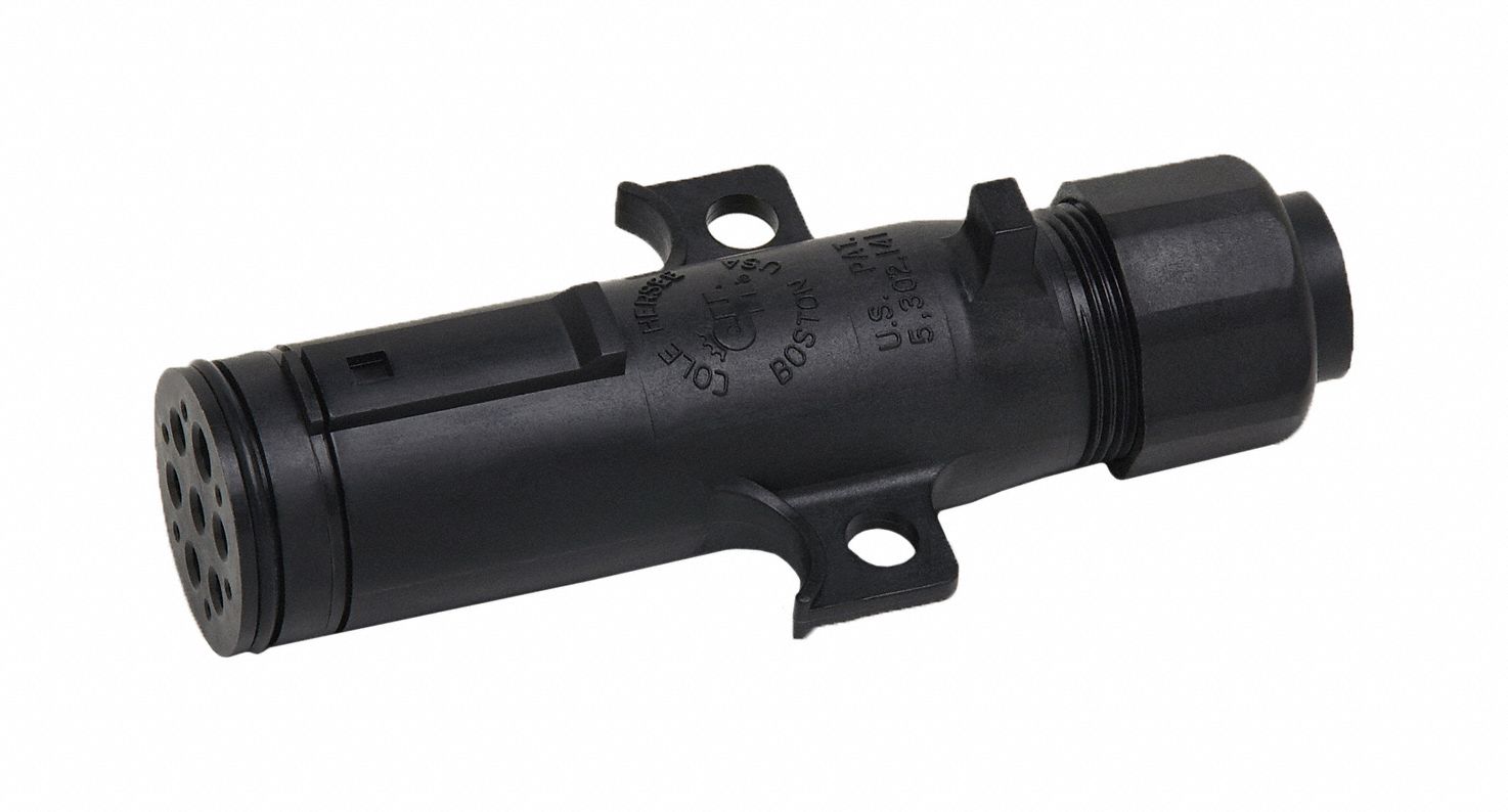 CONNECTOR PLUG, 3 1/2 IN L X 2 1/2 IN H X 3 IN W