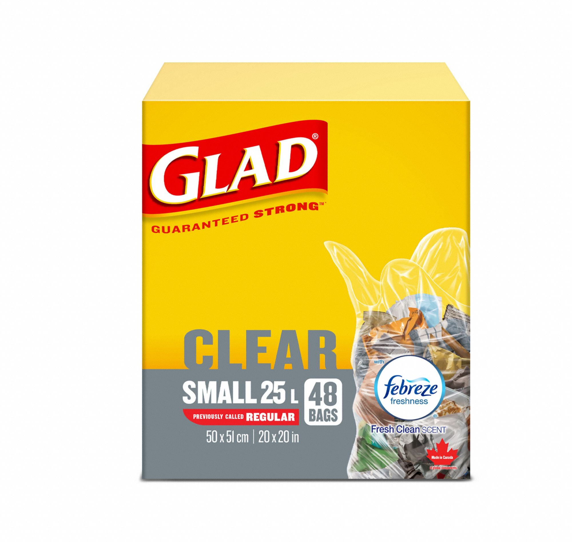 CLEAR SMALL 25L ET FZ, 12/48CT