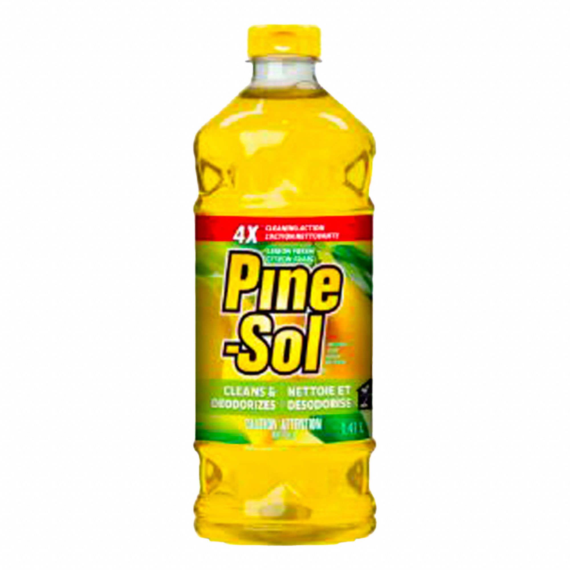 ALL-PURPOSE CLEANER, LEMON FRESH FRAGRANCE, FOR ROOM TEMP, 1.41L, YELLOW, CASE 8
