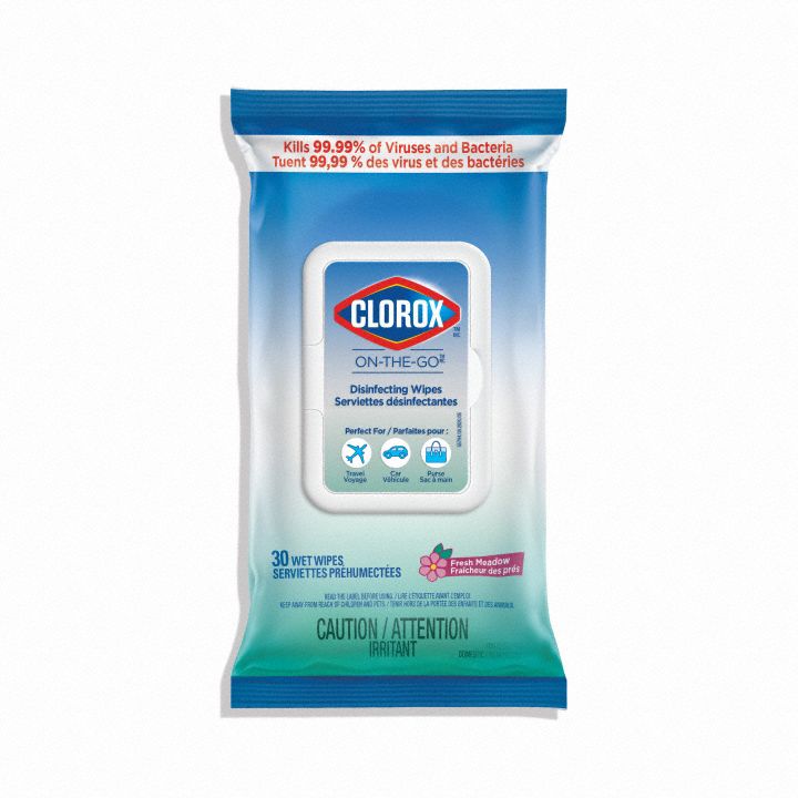 CLX CDW ON-THE-GO FLAT WIPES 4X12 30ct