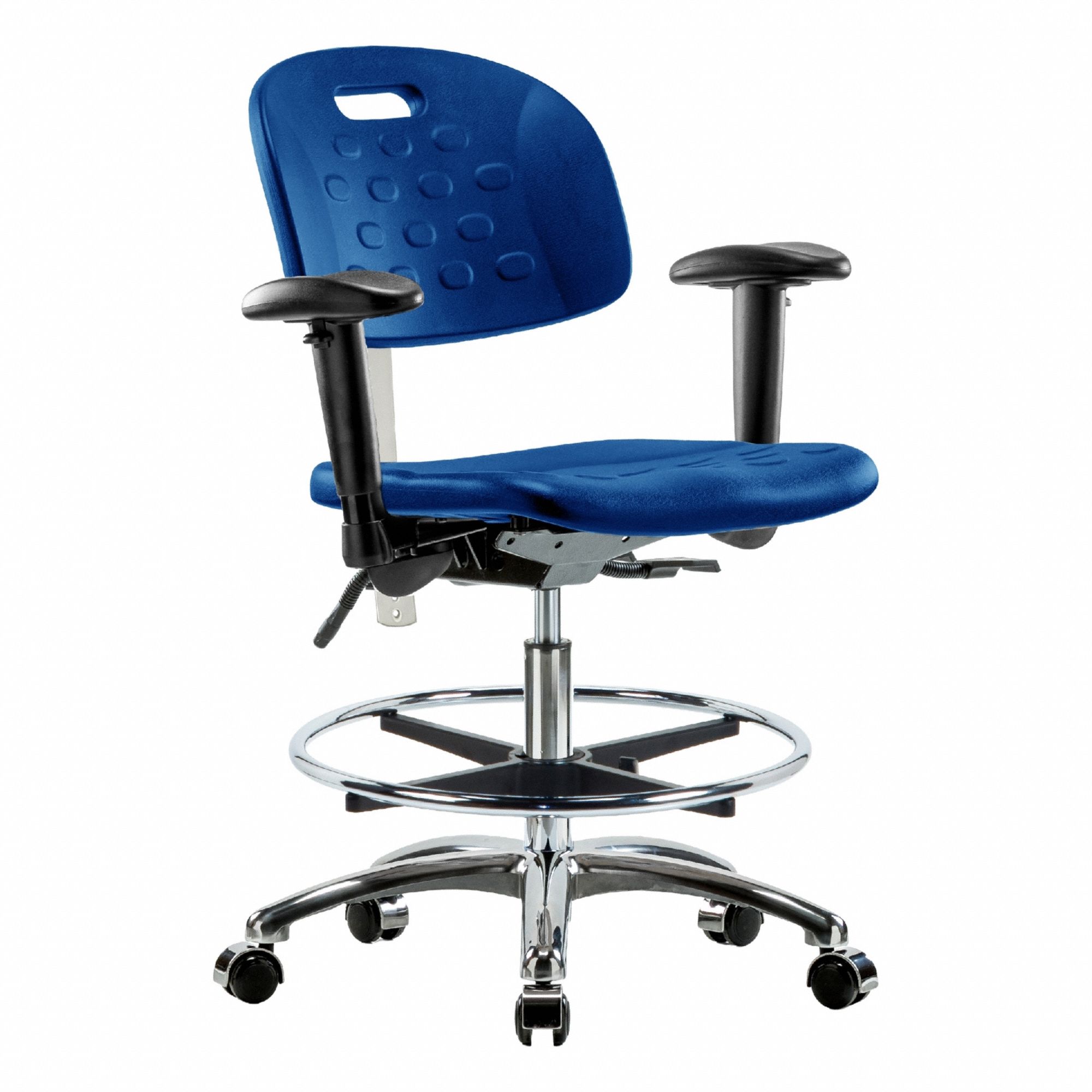 Polyurethane, Arms Included, Lab Chair - 420DC1|CLR-HPMBCH-CR-T1-A1-CF ...