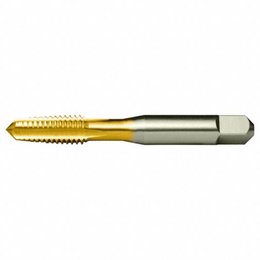 CLEVELAND, 1/4-20 Thread Size, 0.6300 in Thread Lg, Straight Hand Tap ...