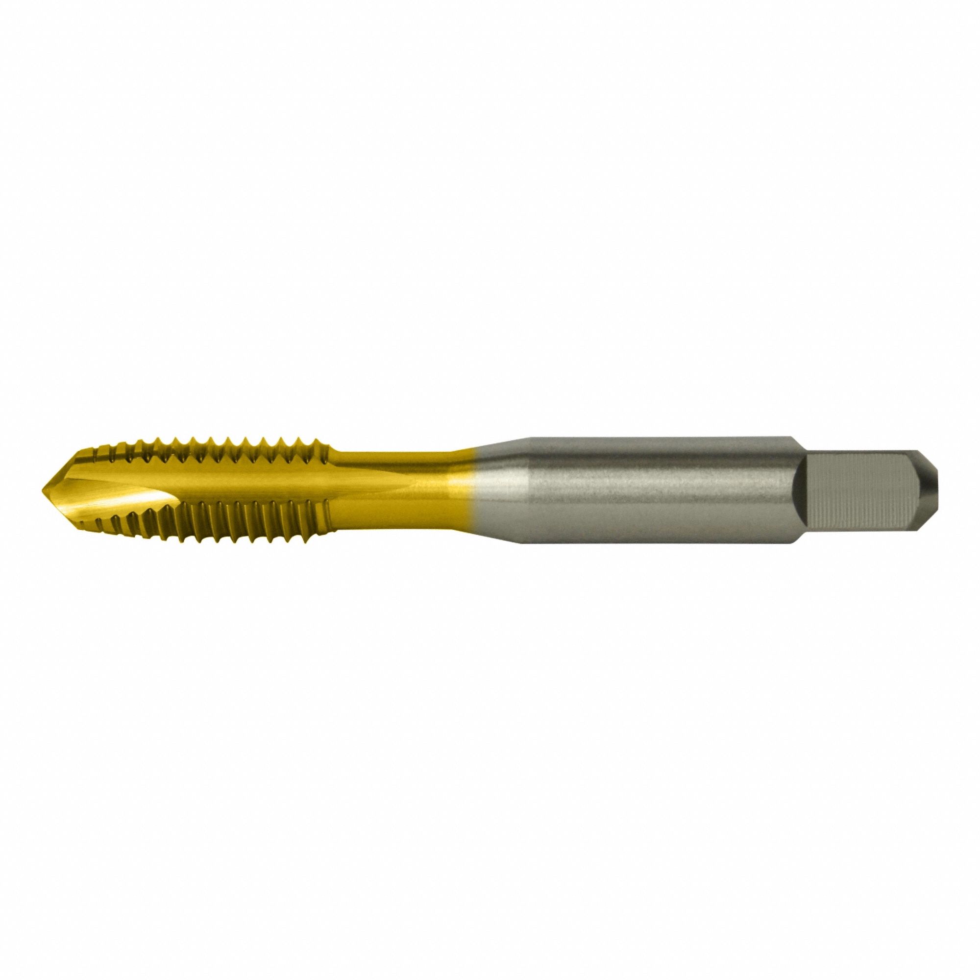 Spiral Point Tap: 7/16-14 Thread Size, 0.8800 in Thread Lg, 3.1600 in Overall Lg, Plug