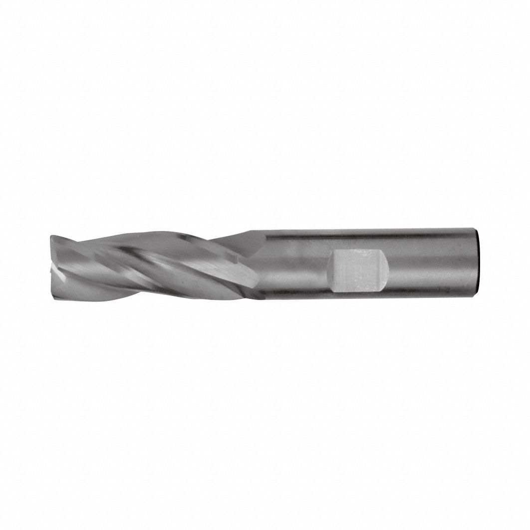 CLEVELAND, Carbide, 3 Flute, Corner Radius End Mill - 32ZY29