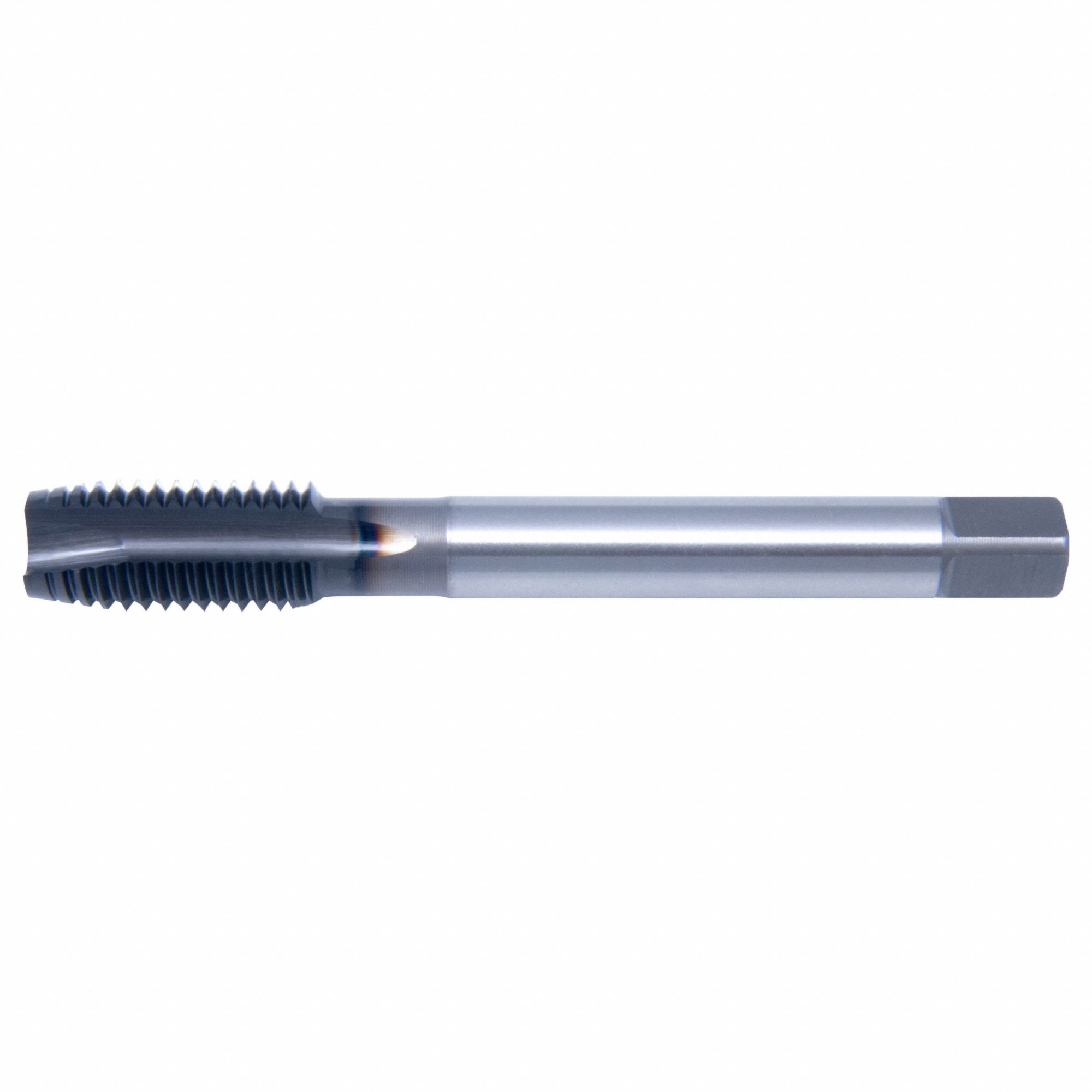 High Performance Spiral Point Tap: M2.5 Thread Size, 0.7480 in Thread Lg, Plug, Right Hand