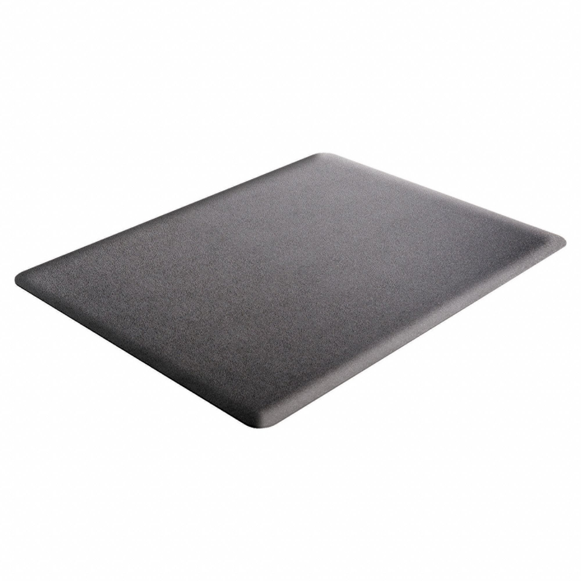 Chair Mat: Rectangle, 0.133 in Thick, 48 in Overall Lg, 36 in Overall Wd, Black, Vinyl