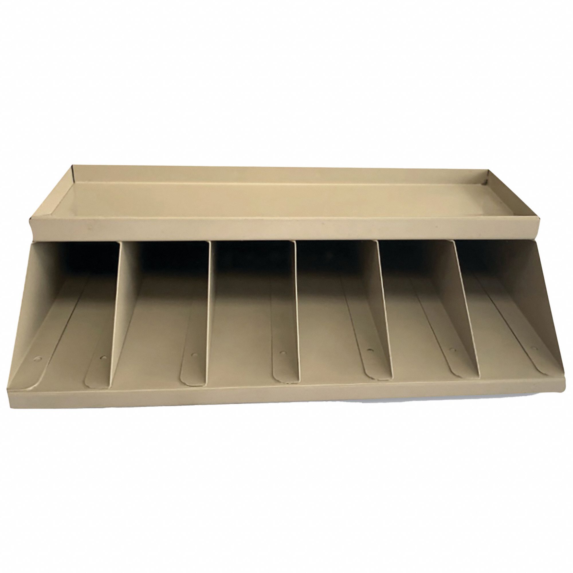 Cash Tray: Steel, 6 Compartments