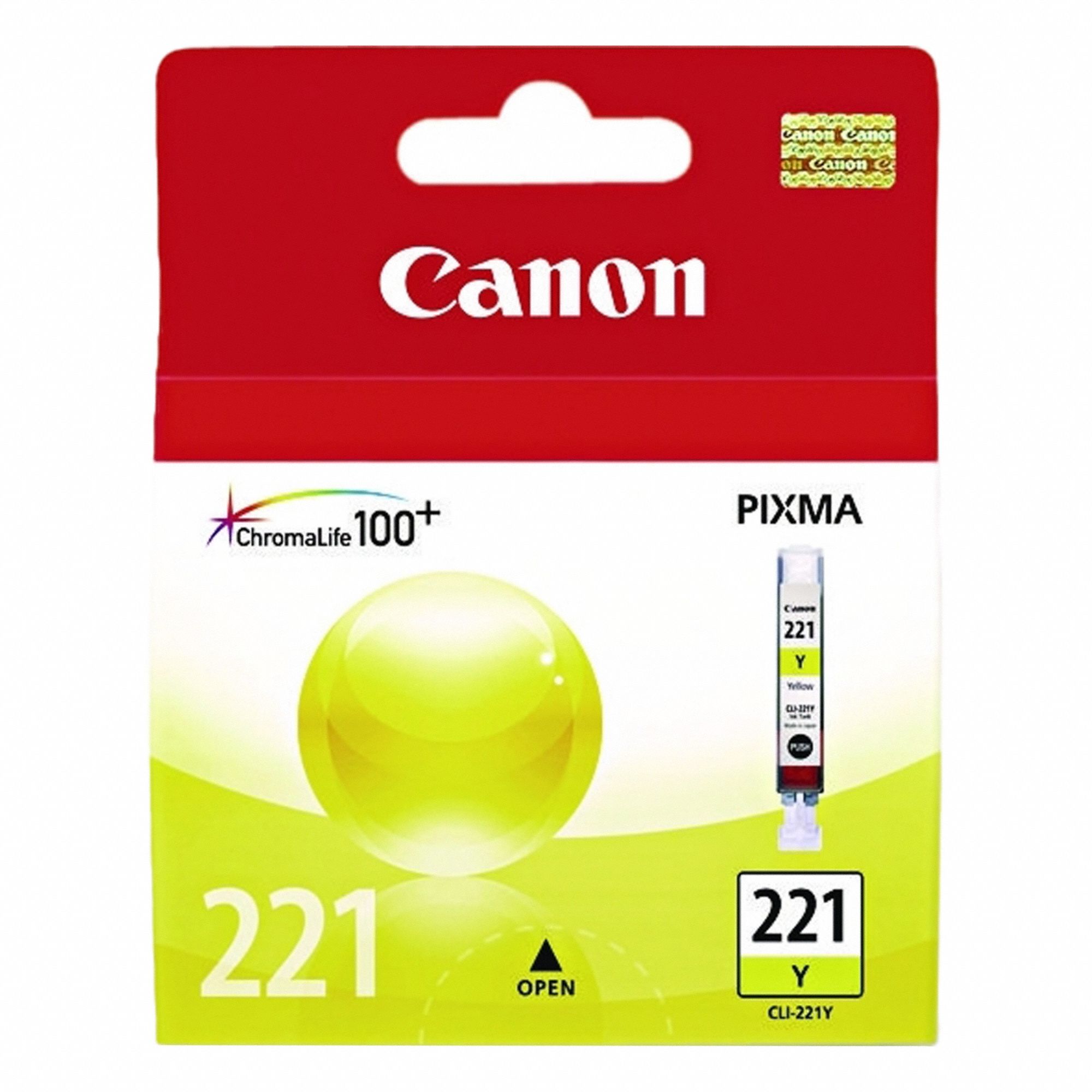 Cartridge: CLI-221, Yellow,