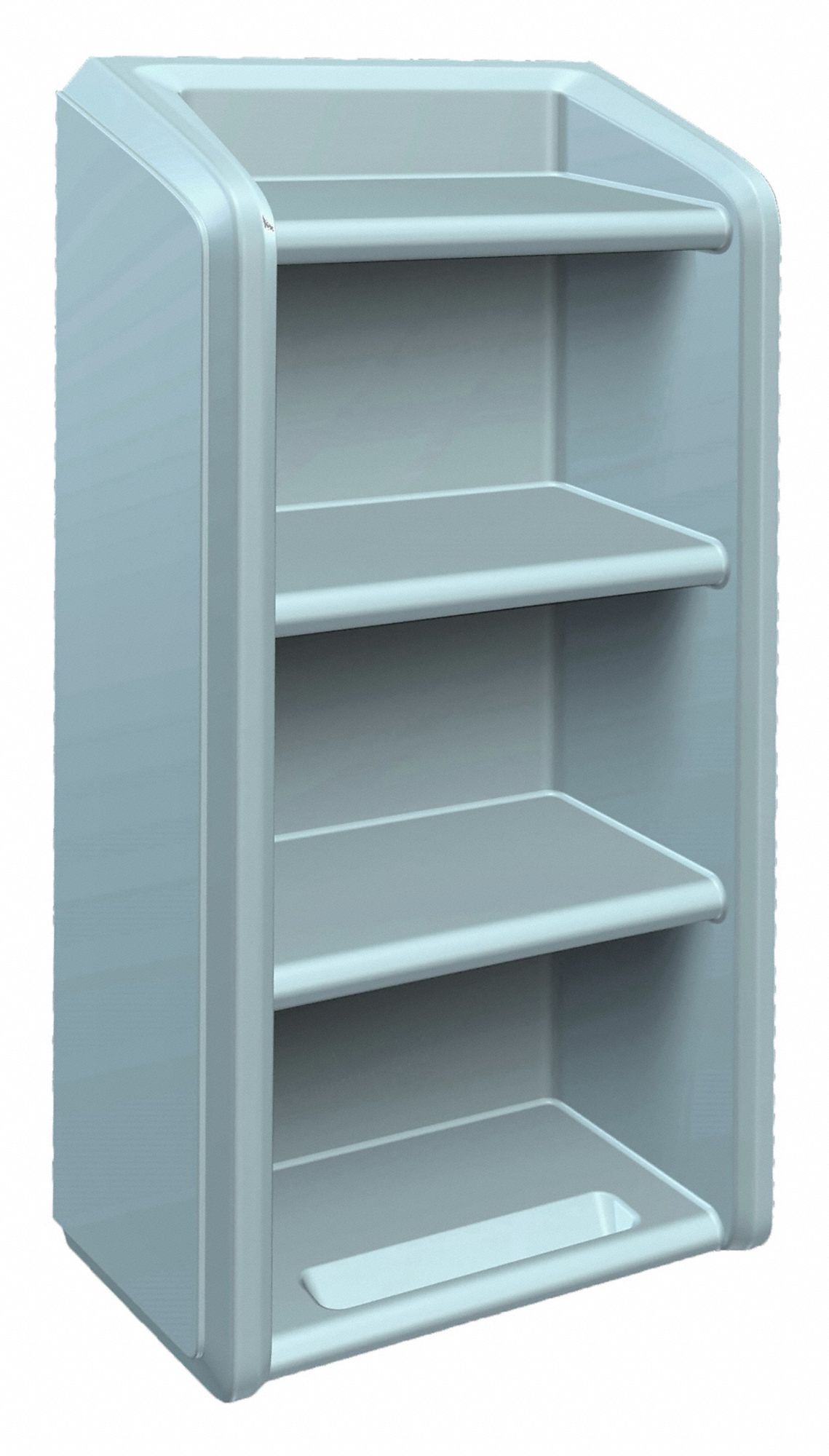 SHELF,INSTITUTIONAL,BLUE GRAY