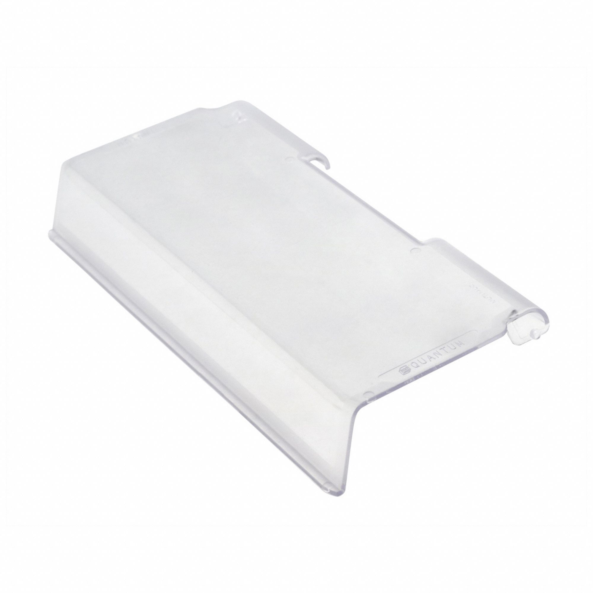 QUANTUM STORAGE SYSTEMS, 4 3/4 in x 10 1/8 in, Clear, Lid