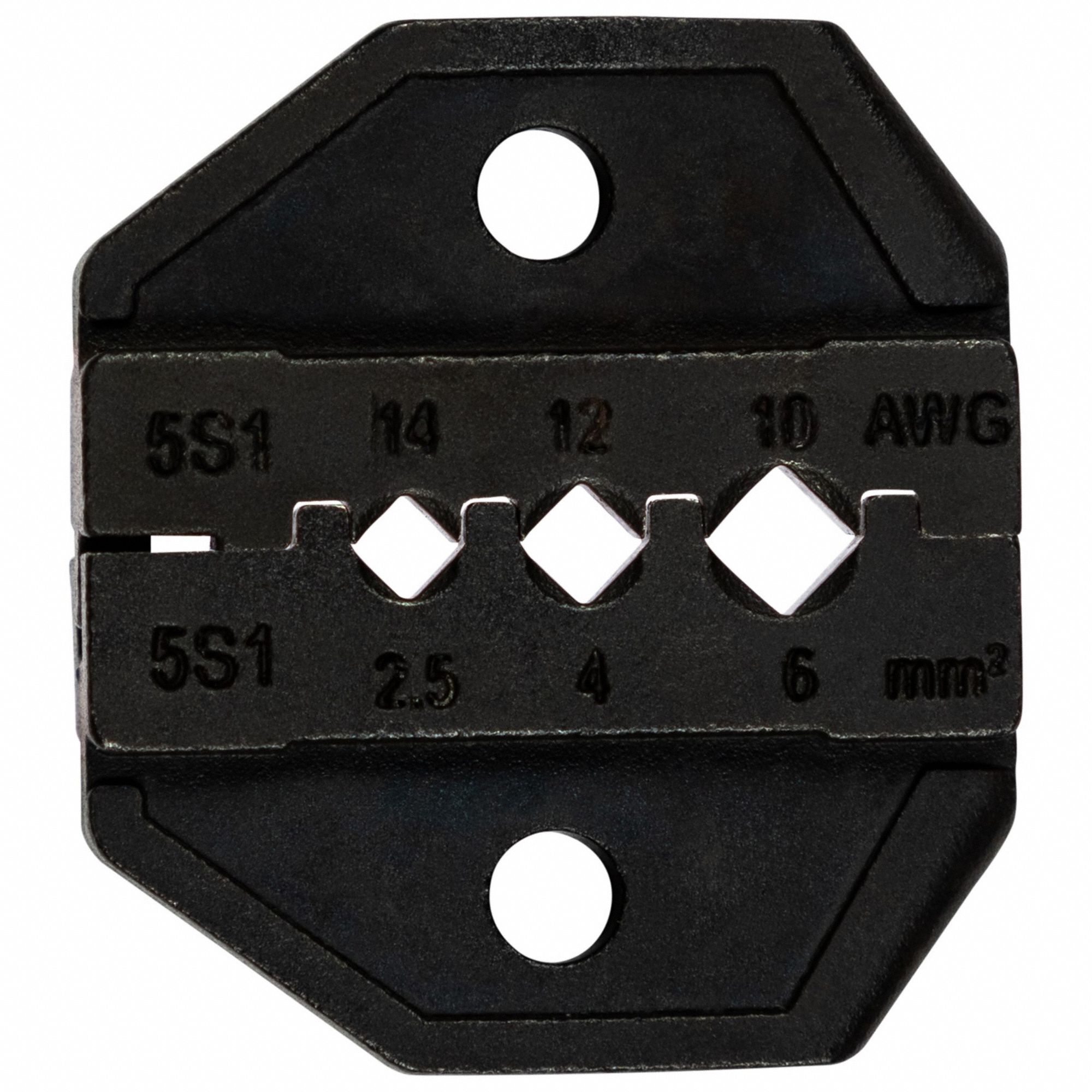 Upper and Lower Crimping Die: Wire, Solar Terminal, Universal, Universal, 1 Dies in Set