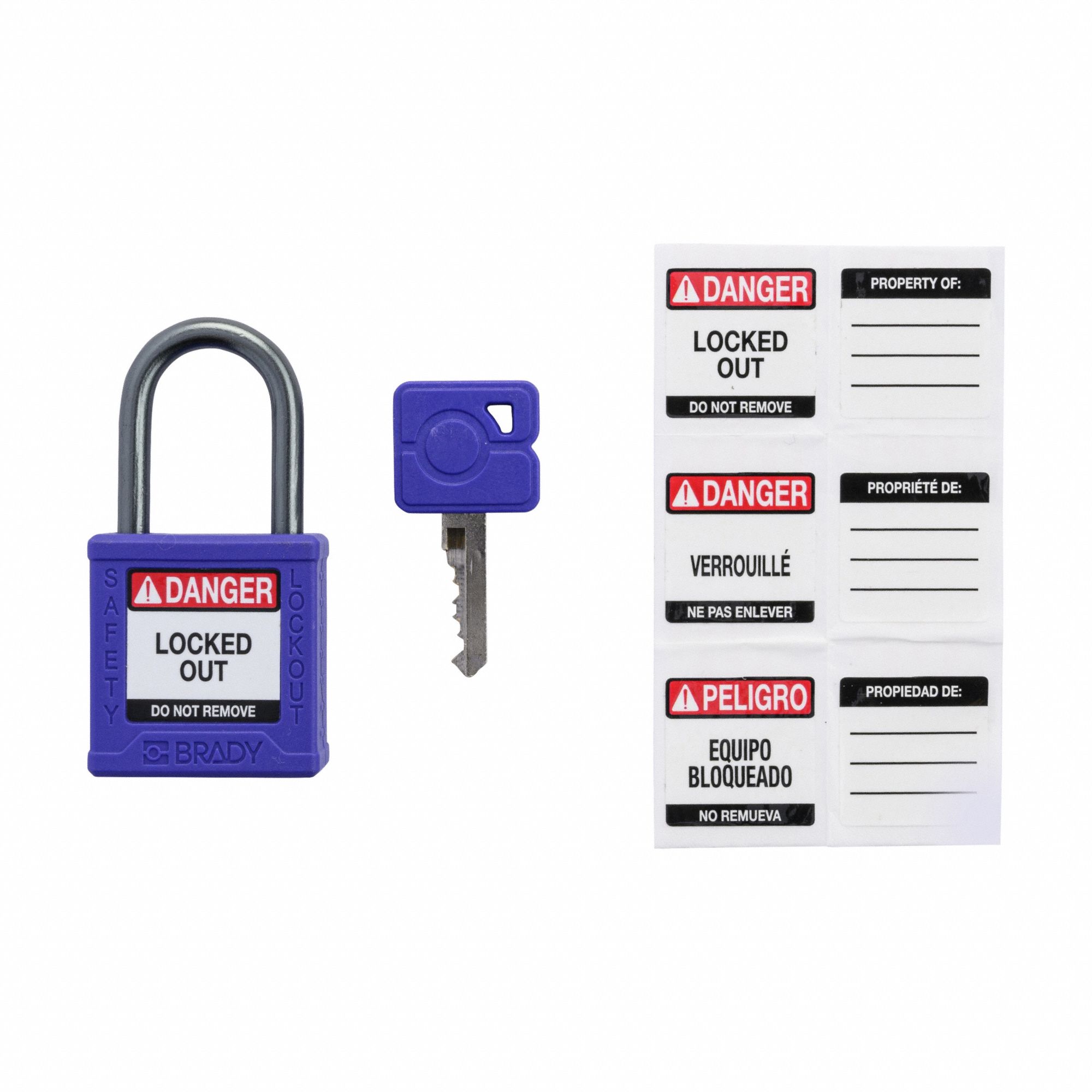 Lockout Padlock KA Purple 1-2/5 H PK6