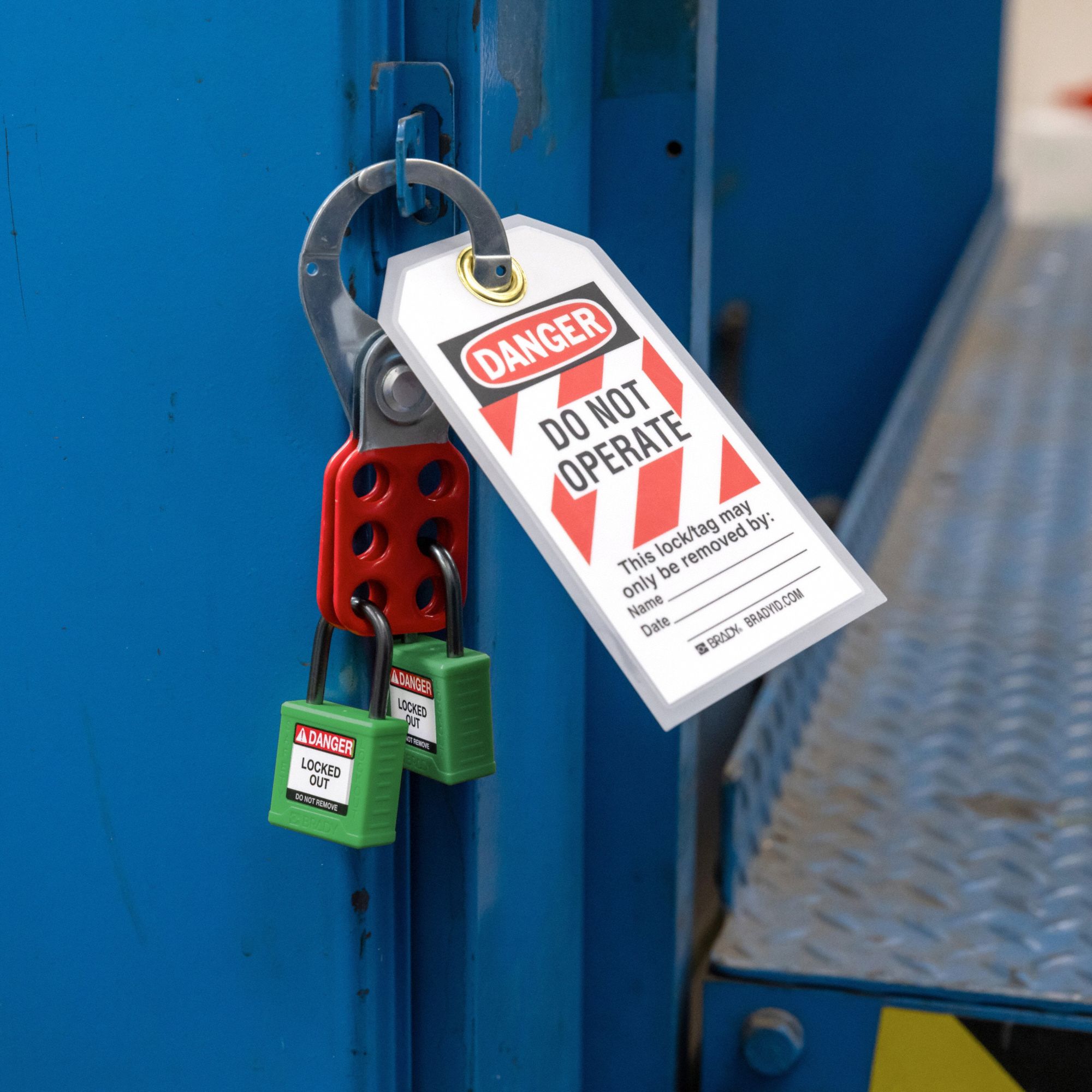 Lockout Padlock KA Green 1-2/5 H PK6