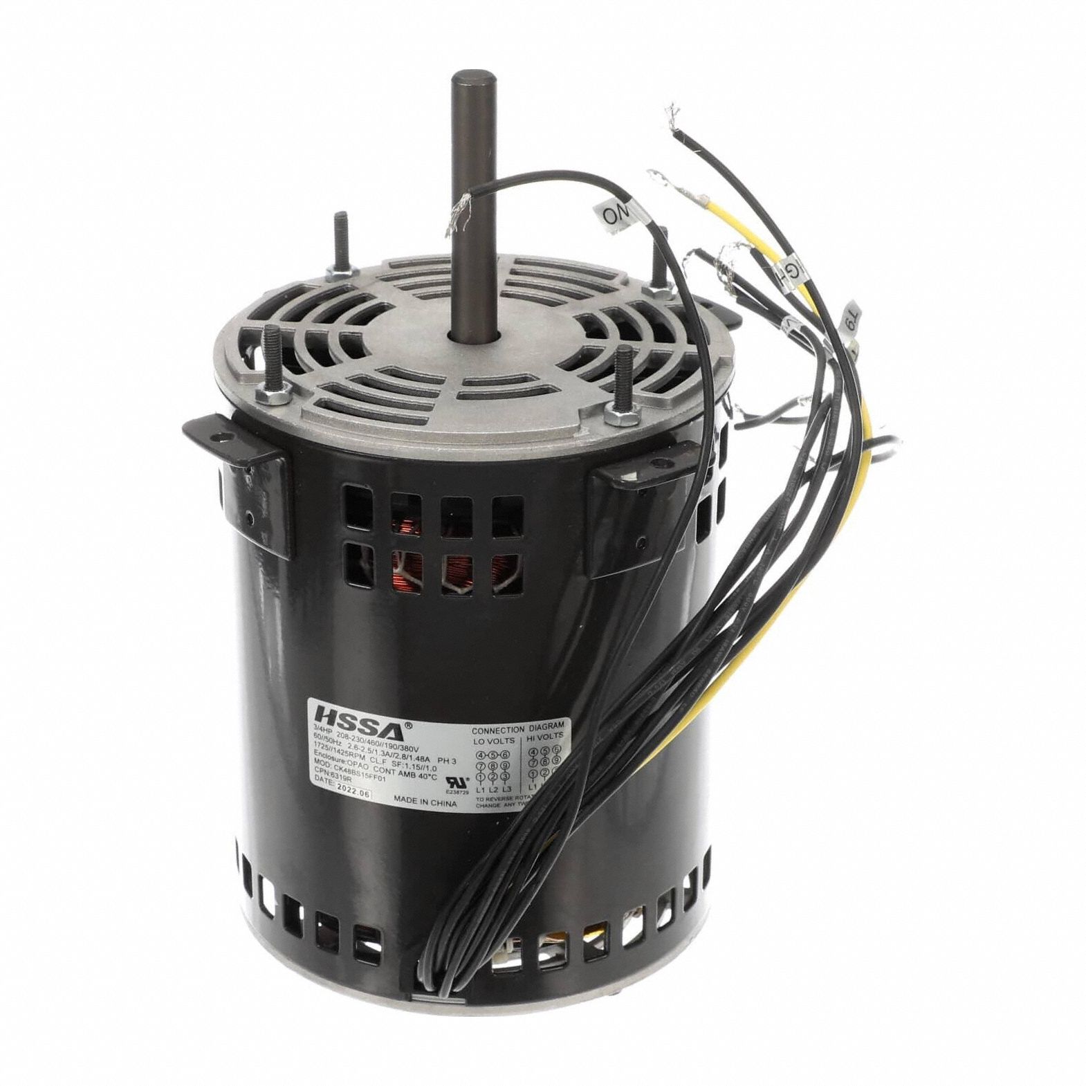 Motor 9 15/16 in L 3/4 hp