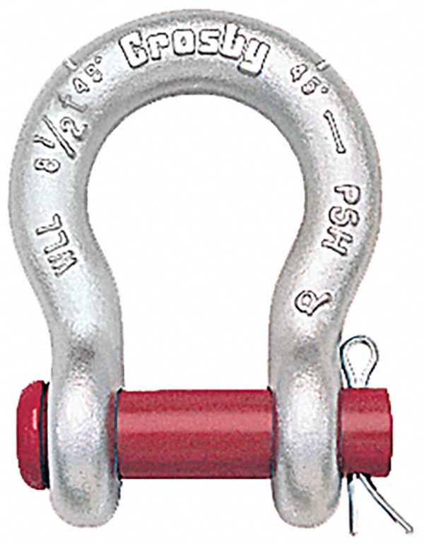 CROSBY SHACKLE,4 3/4 TON LOAD LIMIT,ANCHOR - 4205