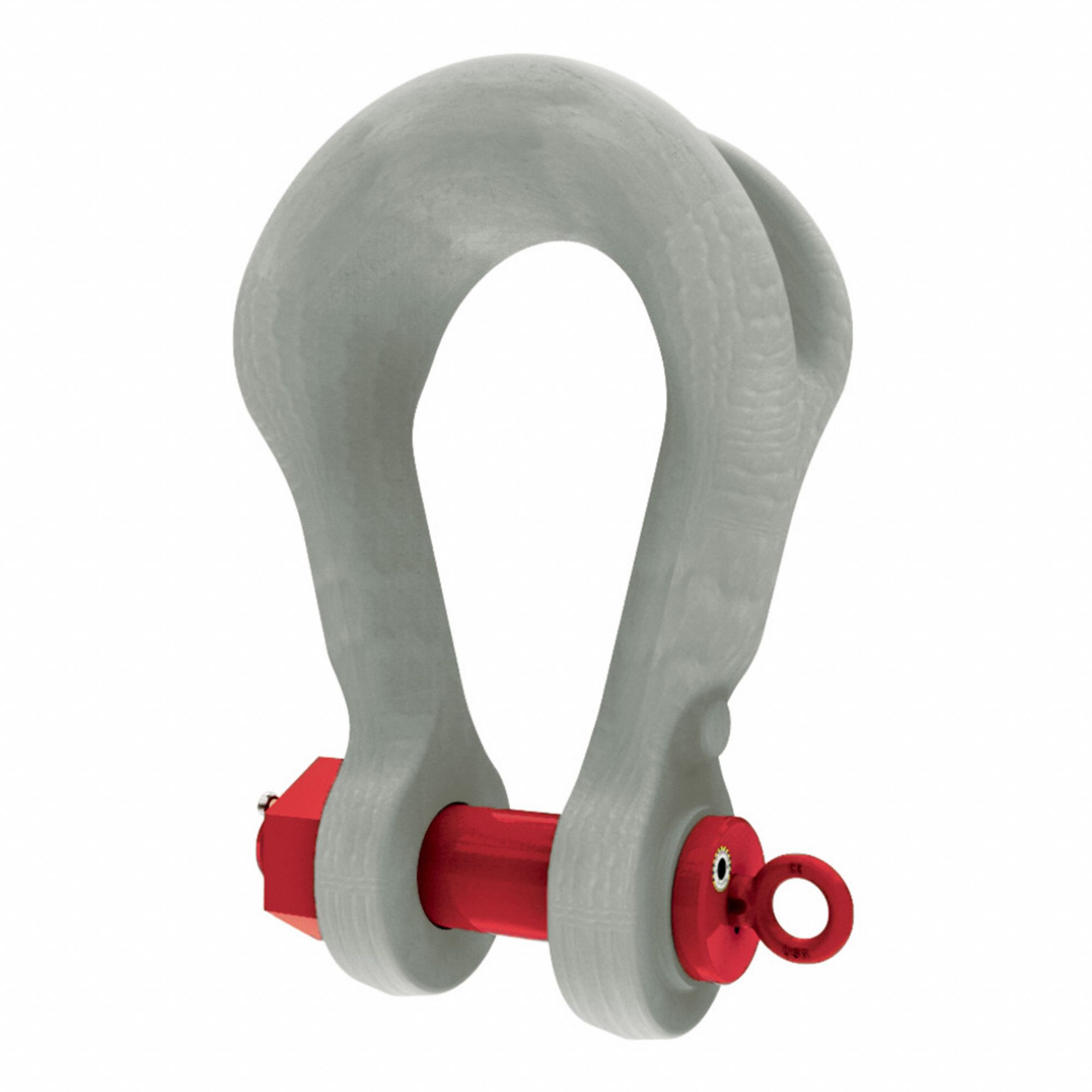 METAL SHACKLE, 55 TON LOAD LIMIT, HOT DIP GALVANIZED FINISH