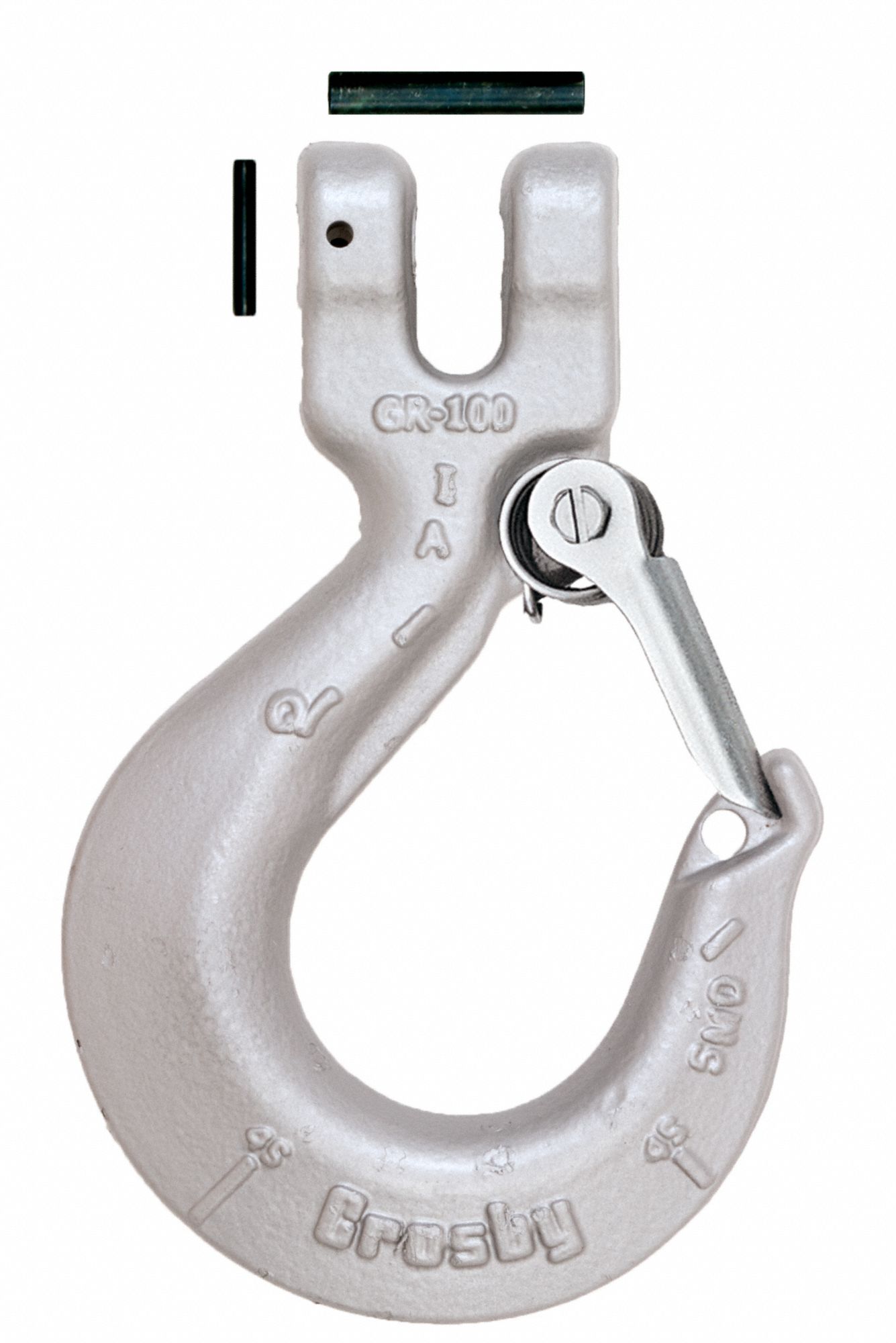 CROSBY CLEVIS GRAB HOOK,GRAY,PLATED Chain and Cable Hooks CRBA1339