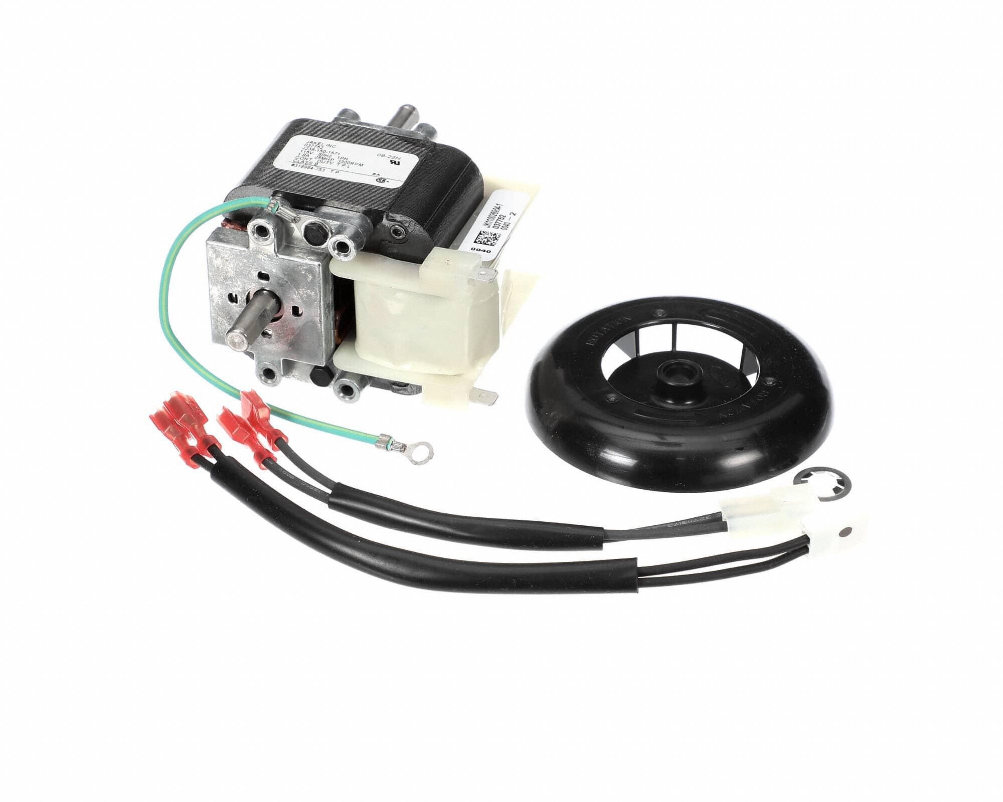 Vent Motor with Cooling Blade