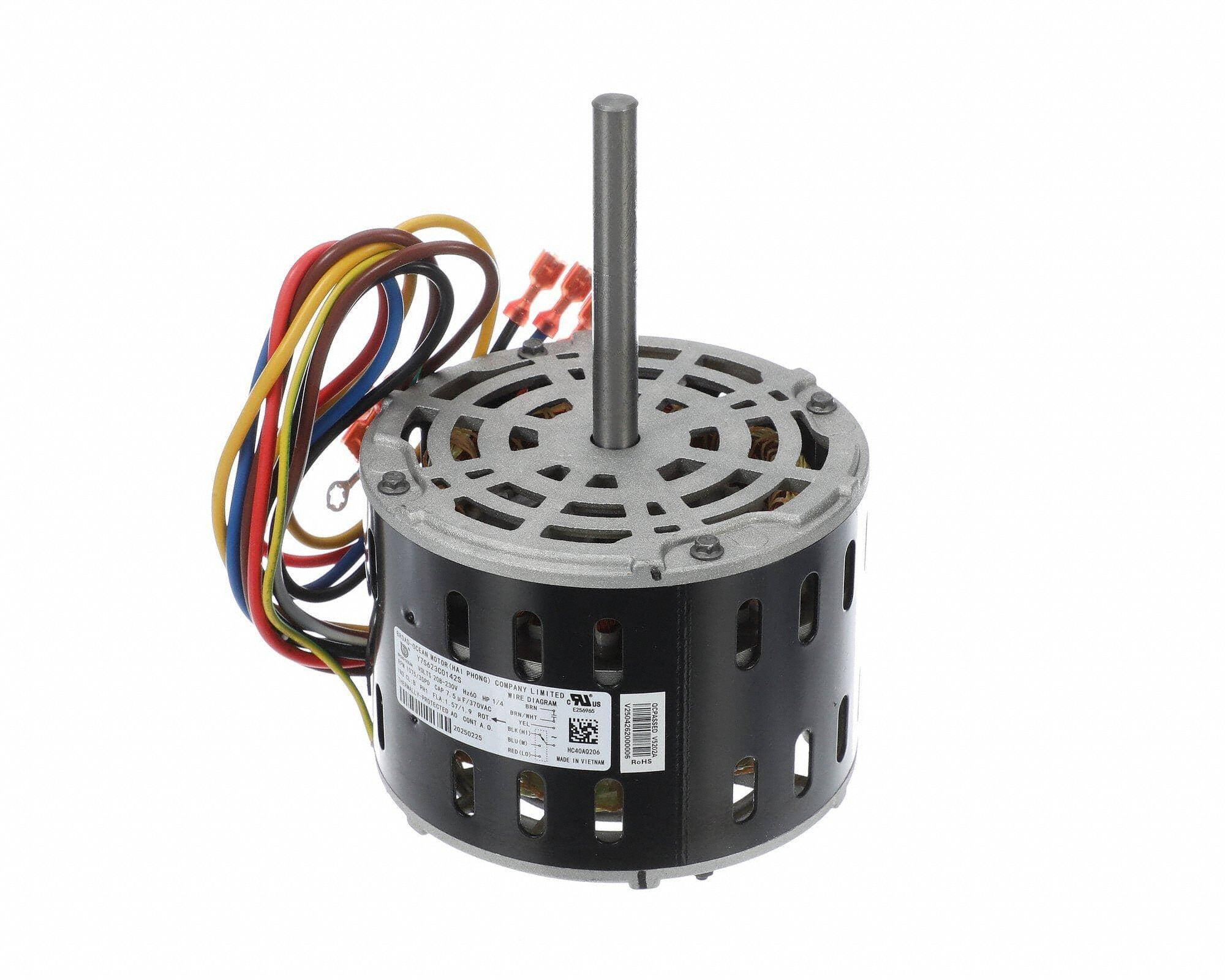 Motor 1/4 HP 1075 rpm 208-230V