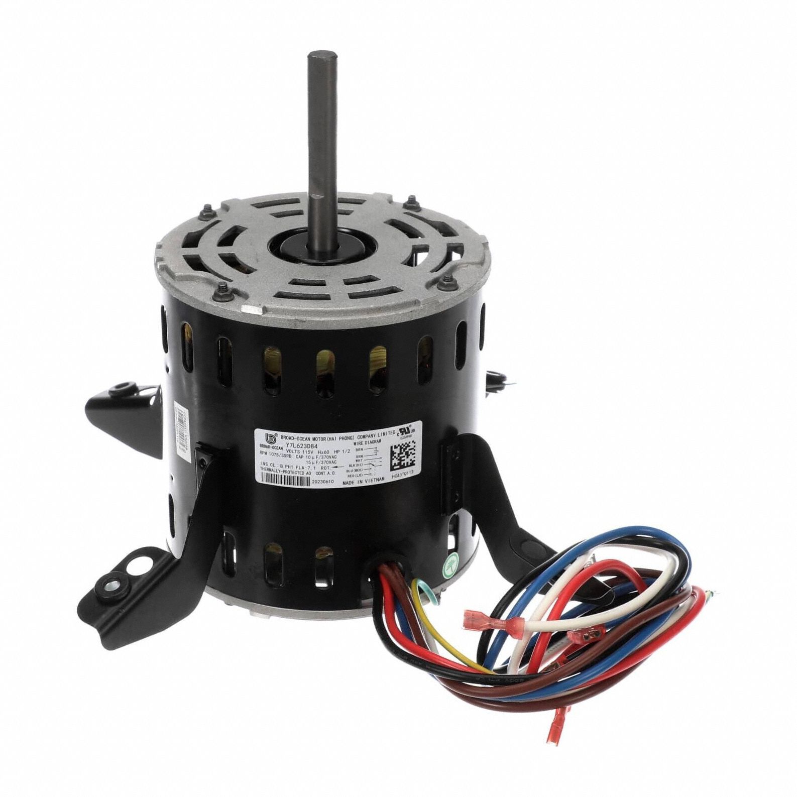 HVAC Motor 115V AC Single 1/2 hp