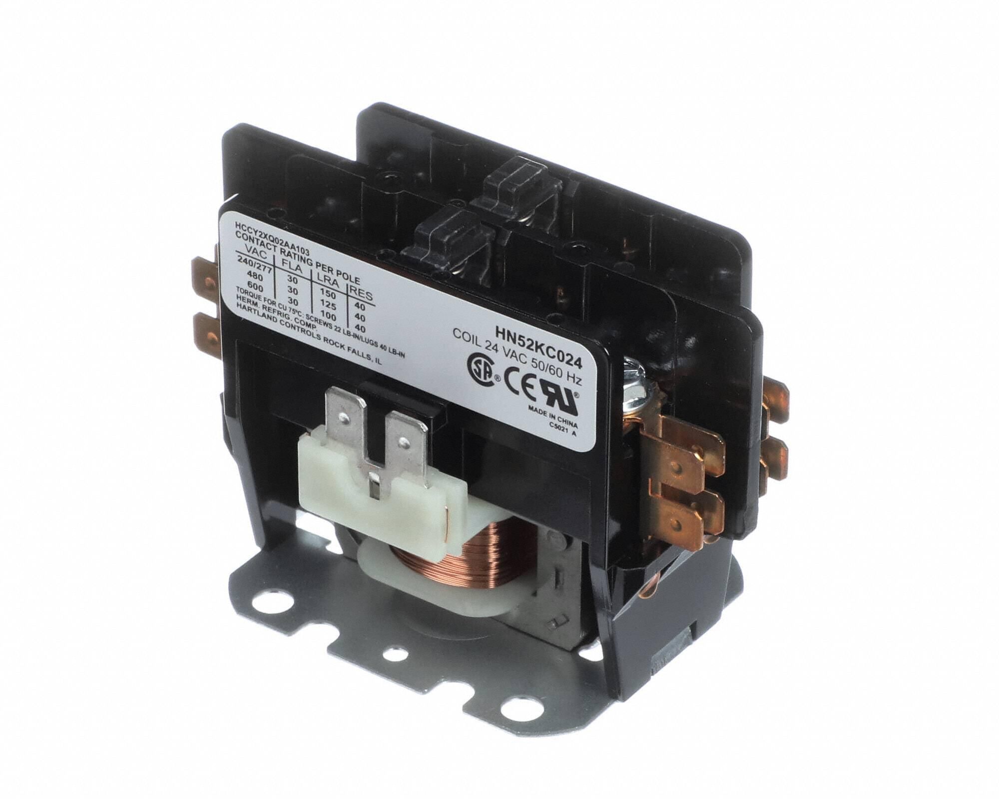 Contactor 2 Pole 30A 24V
