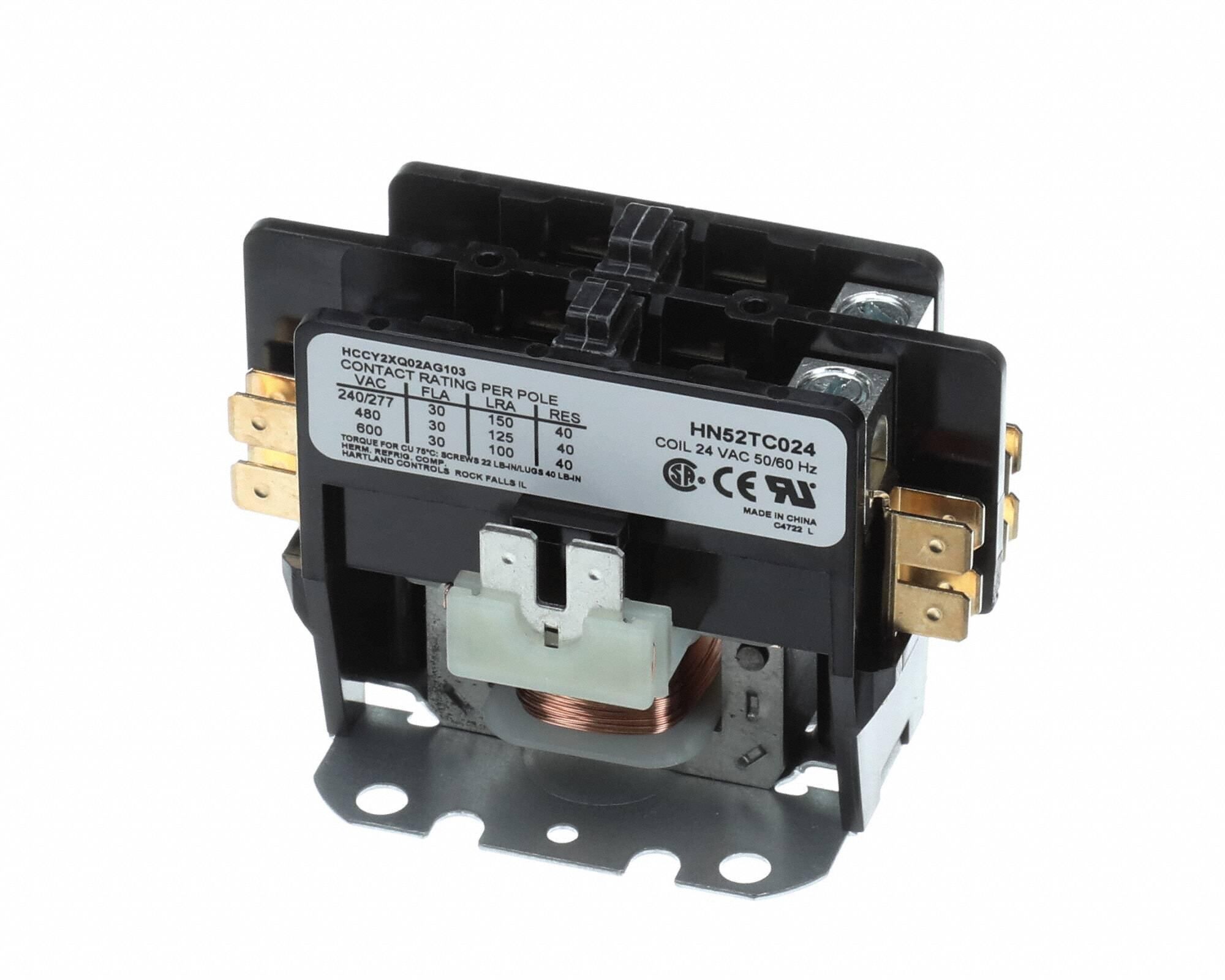CARRIER Contactor: Mfr Part # HN52TC024. Key specifications — Manufacturer Part Number: HN52TC024; Product Type: Contactor.