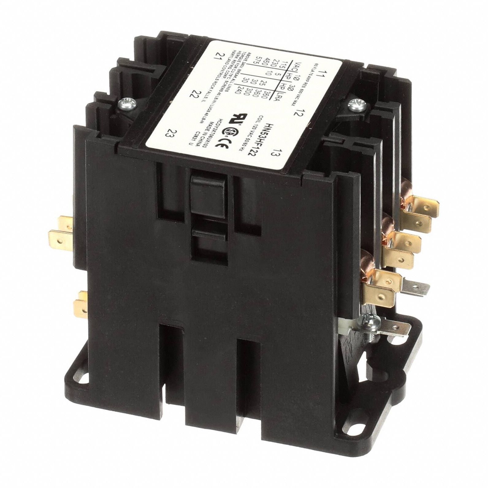 CARRIER Contactor: Mfr Part # HN53HF122. Key specifications — Manufacturer Part Number: HN53HF122; Product Type: Contactor.