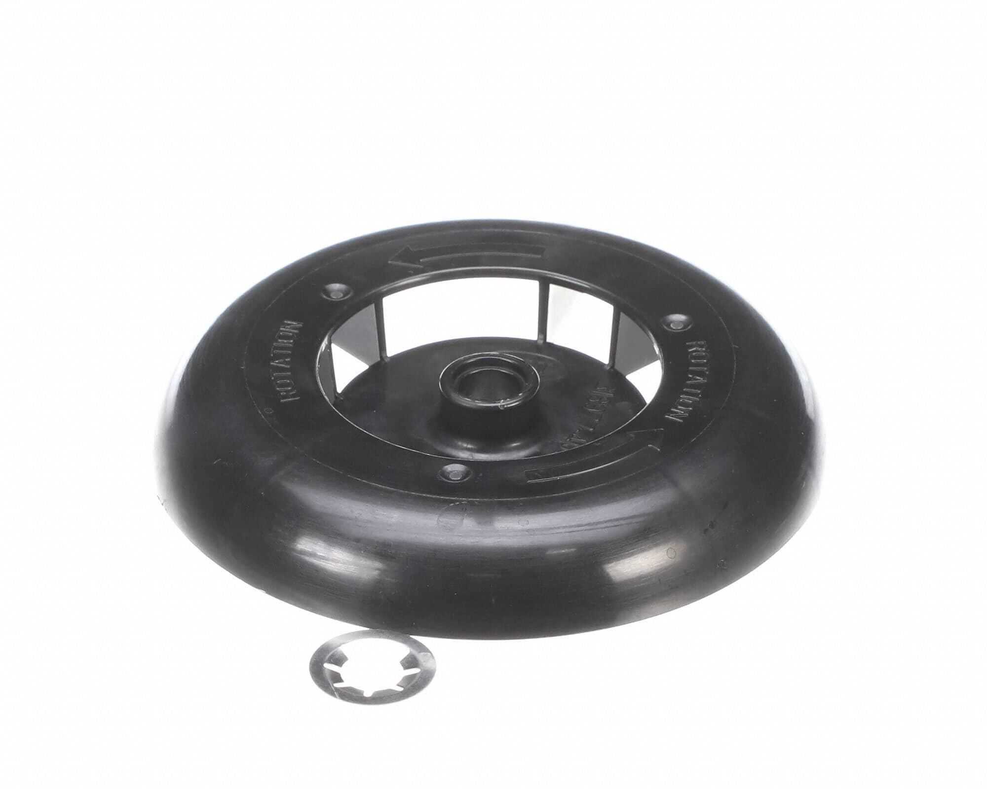Plastic Cooling Fan Blade Black