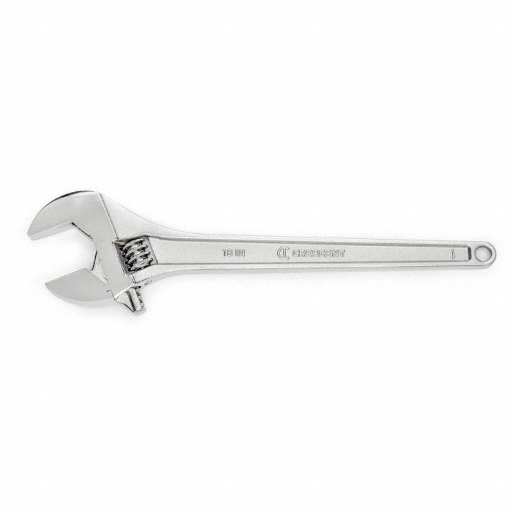 Adjustable Wrench 18In Chrome Carded