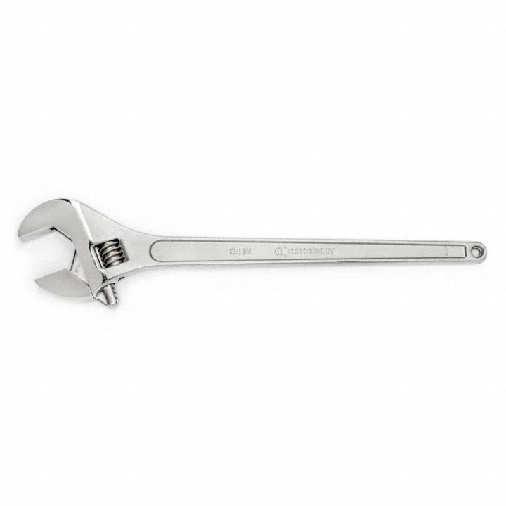 Adjustable Wrench 24 in Chrome Finish
