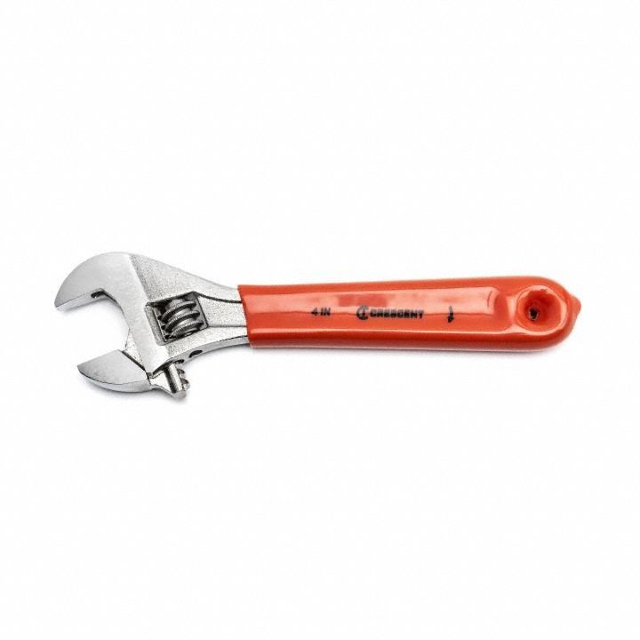 Adjustable Wrench 4 in Chrome Finish