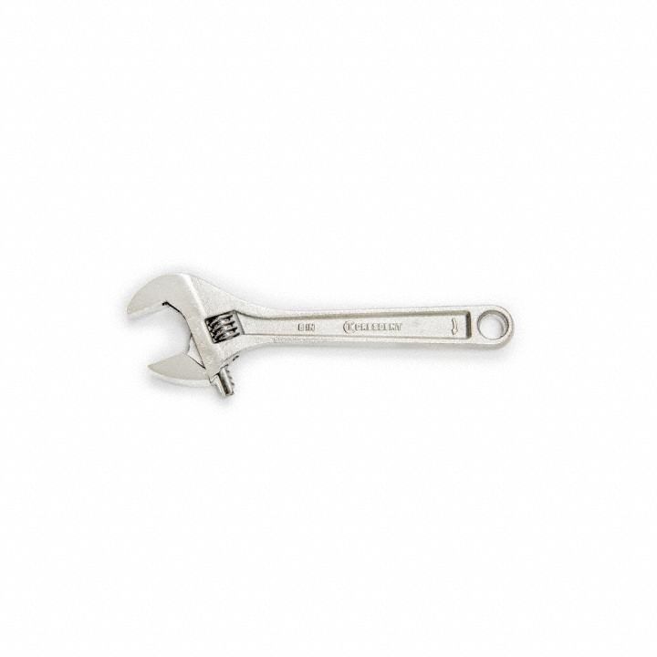 Adjustable Wrench 6 Chrome Carded