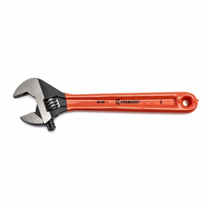 Adj. Wrench 12 1-1/2 Cap. Black