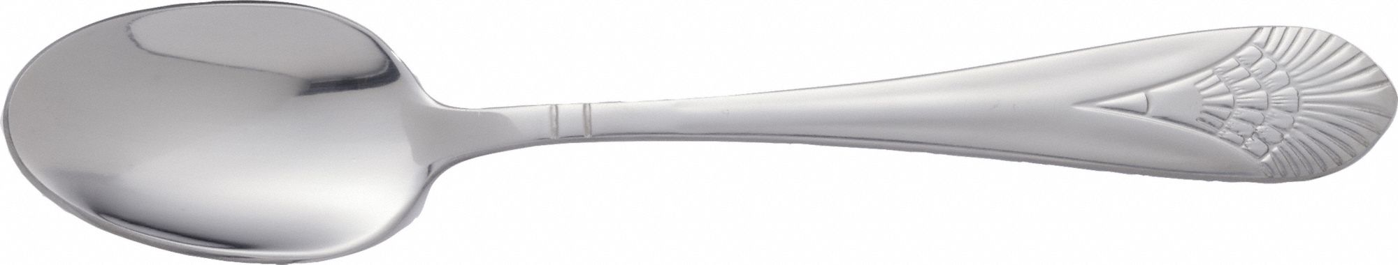 Dessert Spoon: Cosmopolitan, 18/0, Stainless Steel, 7 3/8 in Overall Lg, Silver