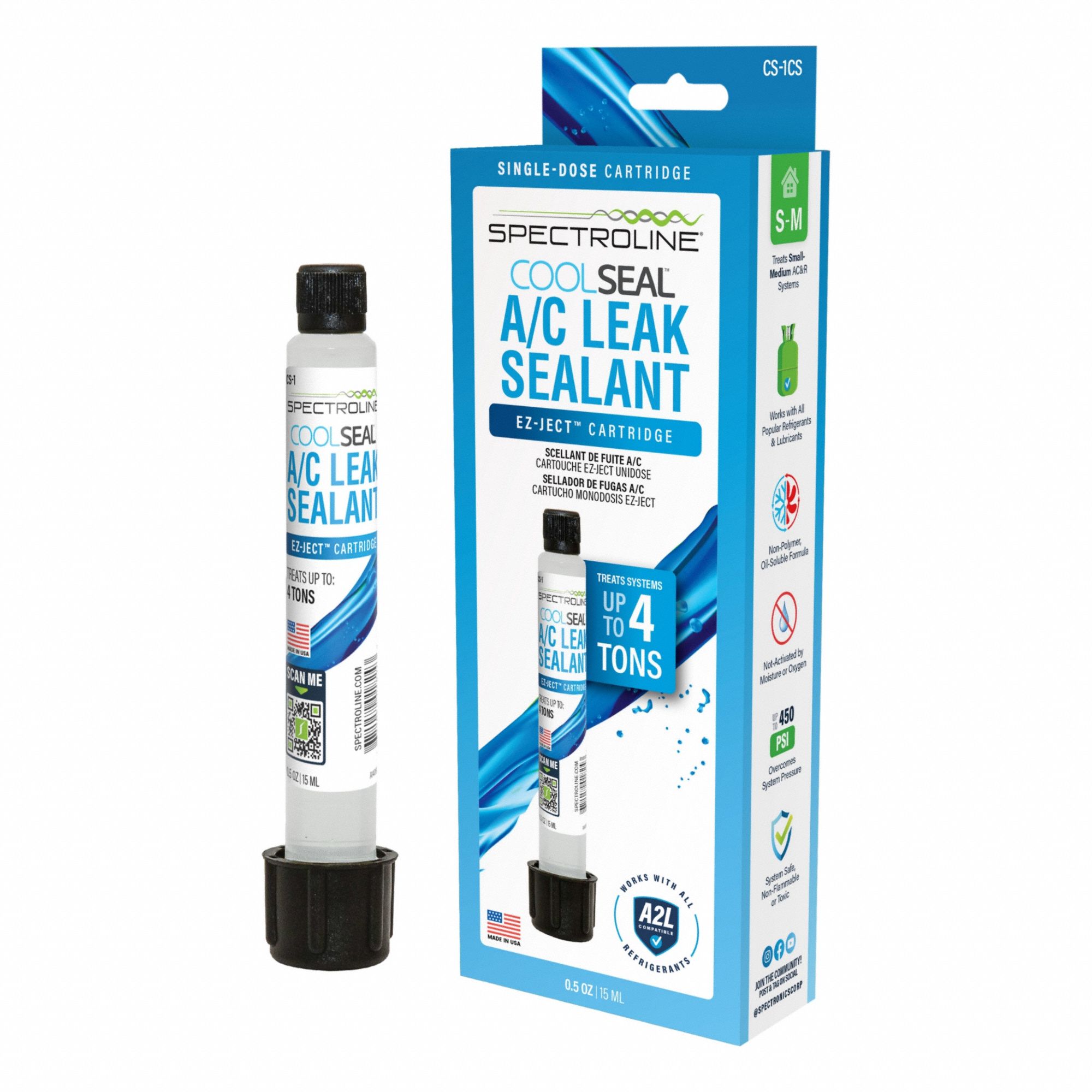 COOLSEAL(TM) Refrigerant Leak Sealant