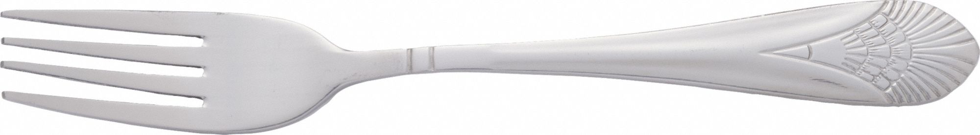 Dinner Fork: Cosmopolitan, 18/0, Stainless Steel, 7 3/4 in Overall Lg, Silver