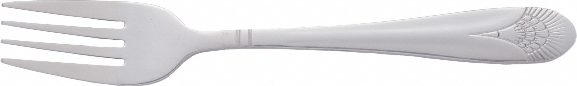 Salad Fork: Cosmopolitan, 18/0, Stainless Steel, 7 in Overall Lg, Silver