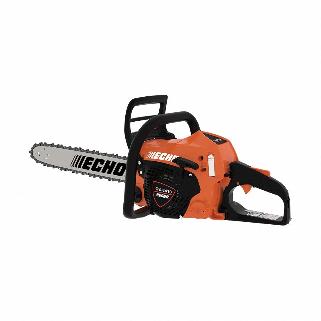 Gas-Powered Chainsaw: Rear