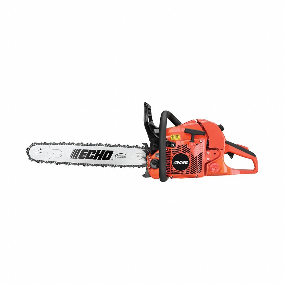 Gas-Powered Chainsaw: 27 in Bar Lg, Rear Handle, Auto/Adj Chain Oiler, 4.6 hp Horsepower