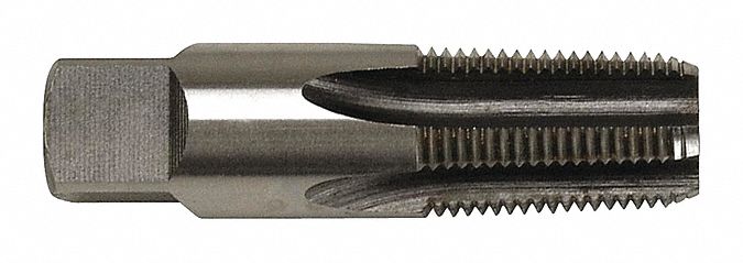 PIPE TAP, TAPER, 3 FLUTES, 1/8