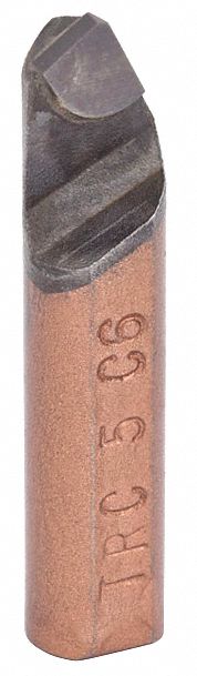 BRAZED TOOL BIT, 1 3/4 IN LENGTH, CARBIDE, TRC-6, C6