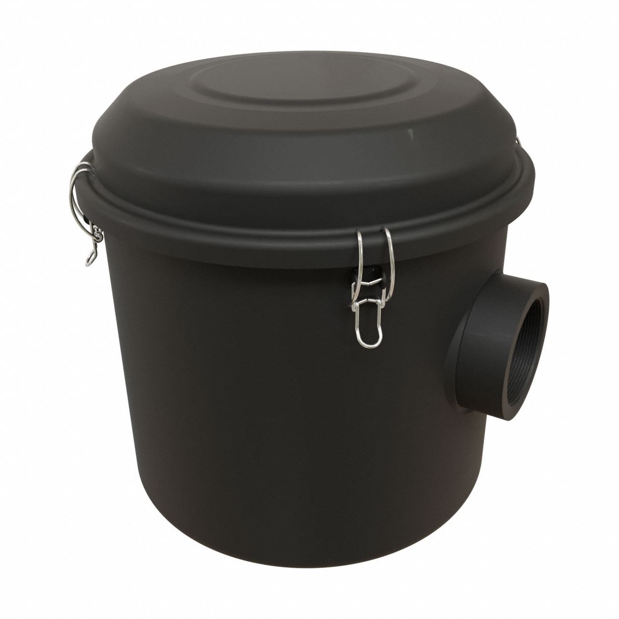 Vacuum Filter: 5 micron Rating, 99% Efficiency, 13 1/4 in Outside Dia, 14 1/8 in Overall Ht