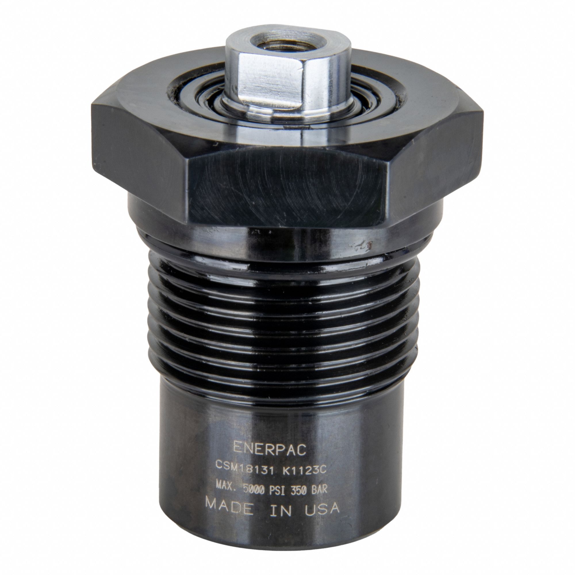 Hydraulic Cylinder: 3, 900 lbf Push Capacity @ 5000 psi, 1/2 in Stroke Lg, 1.312"-12 UN