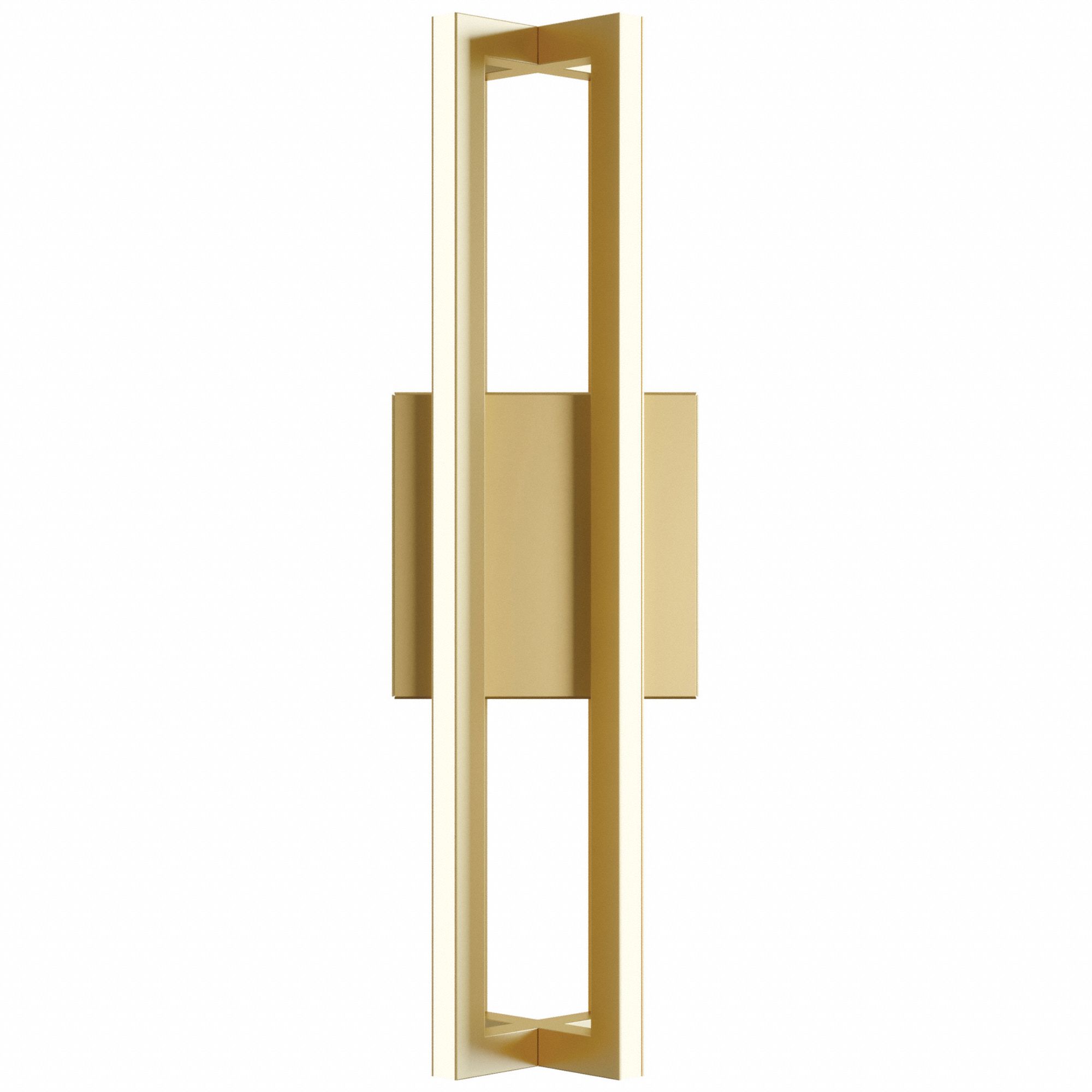 LEDSconce: Gold, 1, 800 lm, 3000K, 90 CRI, 18 W Fixture Watt, 120V AC, Dimmable, 3 7/8 in Lg, 5 in Wd